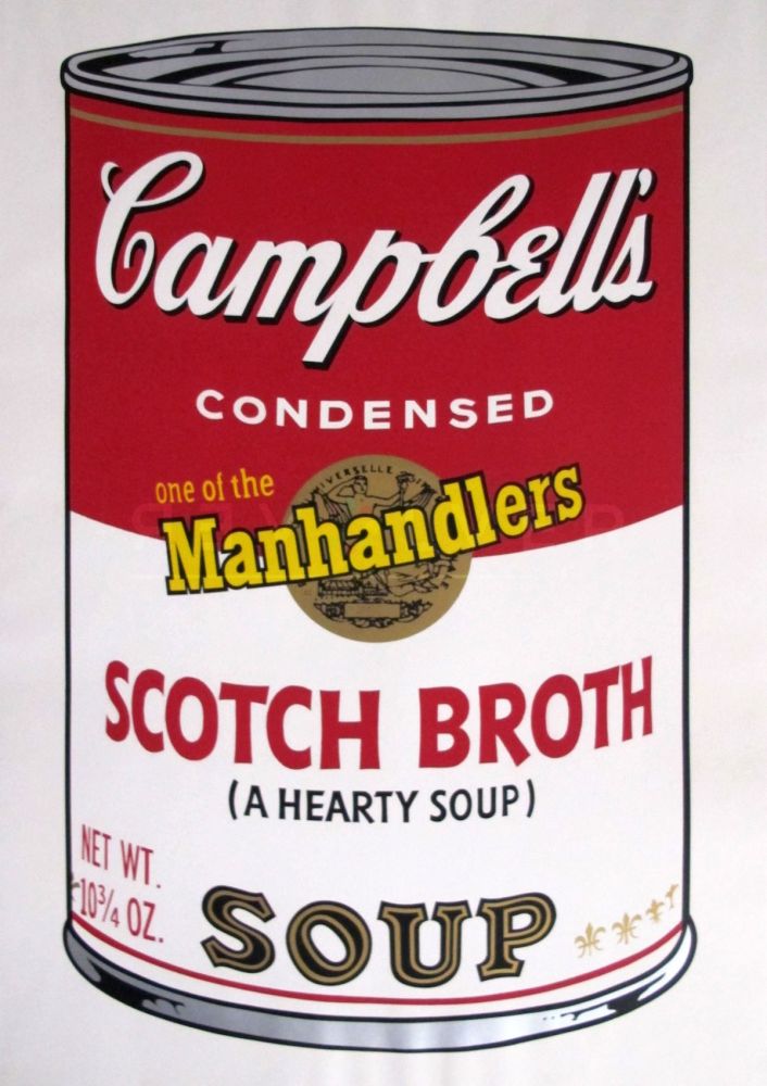 Screenprint Warhol - Campbells Soup II: Scotch Broth Soup (FS II.55)