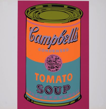Screenprint Warhol - Campbell's Tomato Soup, 1968 - Scarce Banner edition!