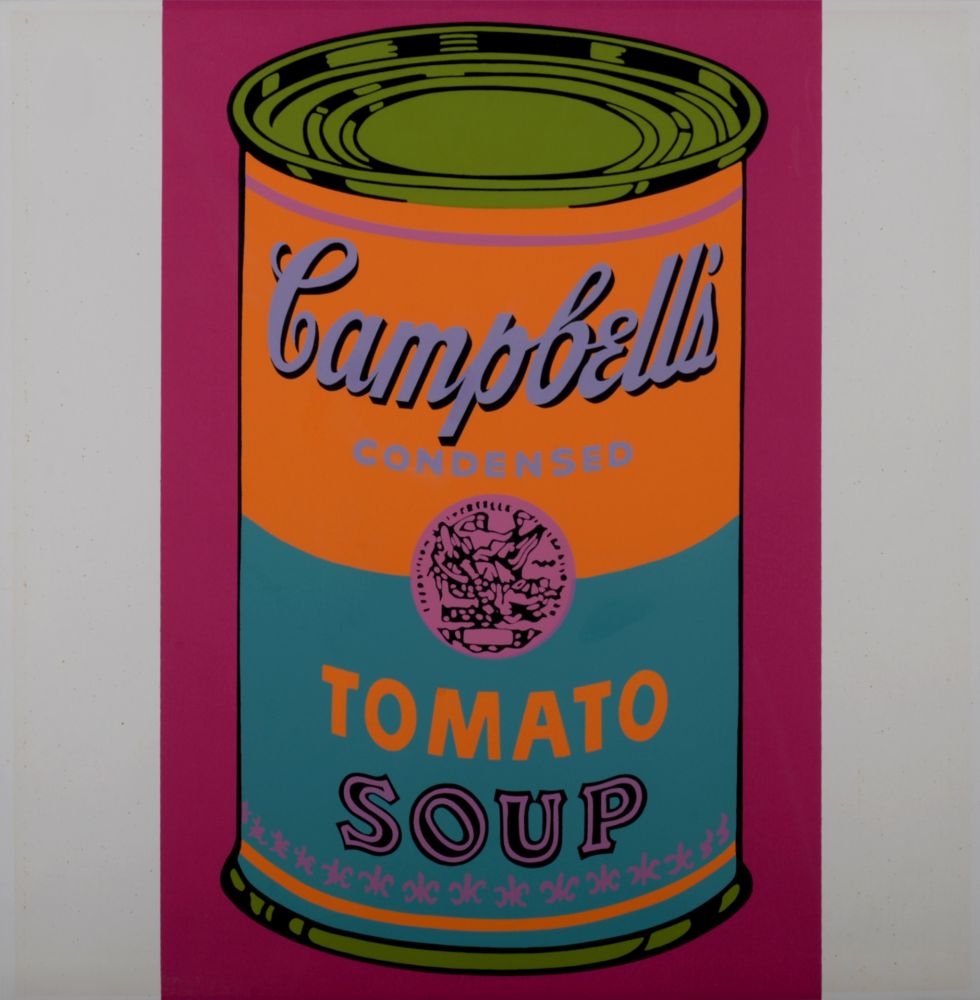 Screenprint Warhol - Campbell's Tomato Soup (Banner)