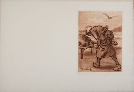 Etching Boutet - Cancalaise (E), c. 1900