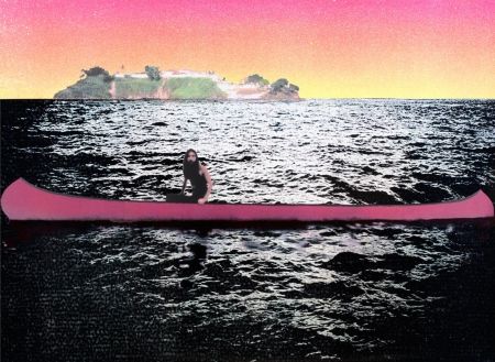 Screenprint Doig - Canoe-Island