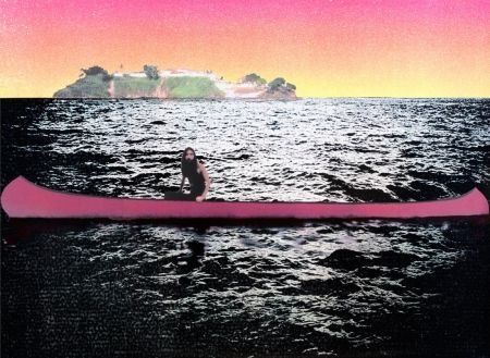 Screenprint Doig - Canoé island