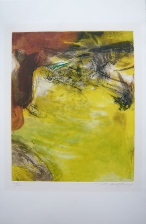 Etching And Aquatint Zao - Canto Pisan 220