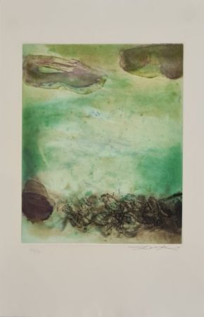 Etching And Aquatint Zao - Canto Pisan (planche 8) 