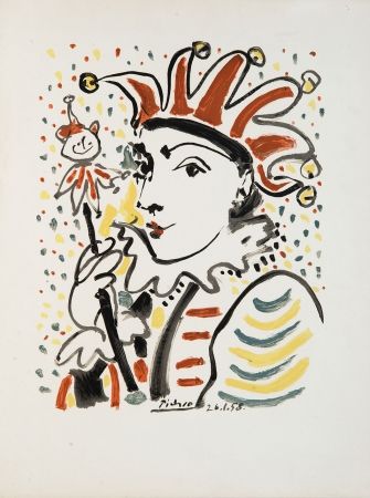 Lithograph Picasso - Carnaval