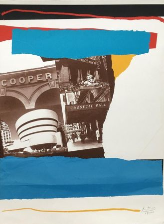 Lithograph Motherwell - Carnegie Hall