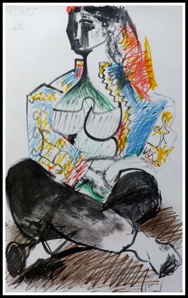 Lithograph Picasso (After) - CARNET DE CALIFORNIE VIII