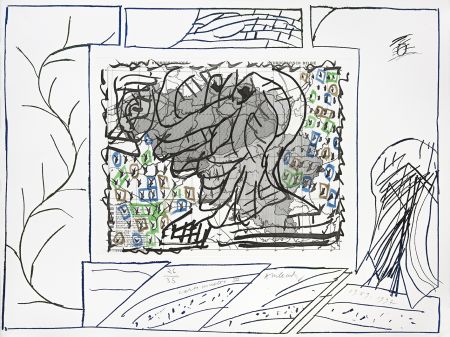 Etching Alechinsky - Carte mise à jour III