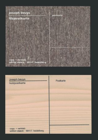 Screenprint Beuys - Cartes Postales