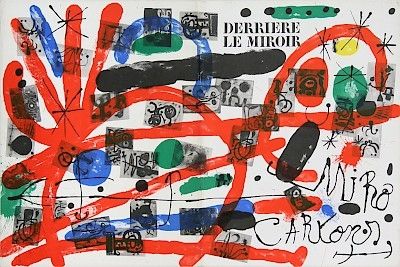 Lithograph Miró - Cartons, copertina