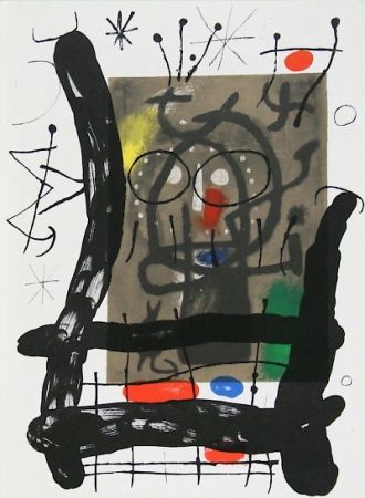 Lithograph Miró - Cartons pg.25