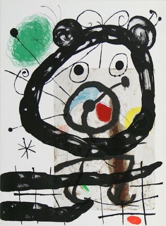 Lithograph Miró - Cartons pg.28