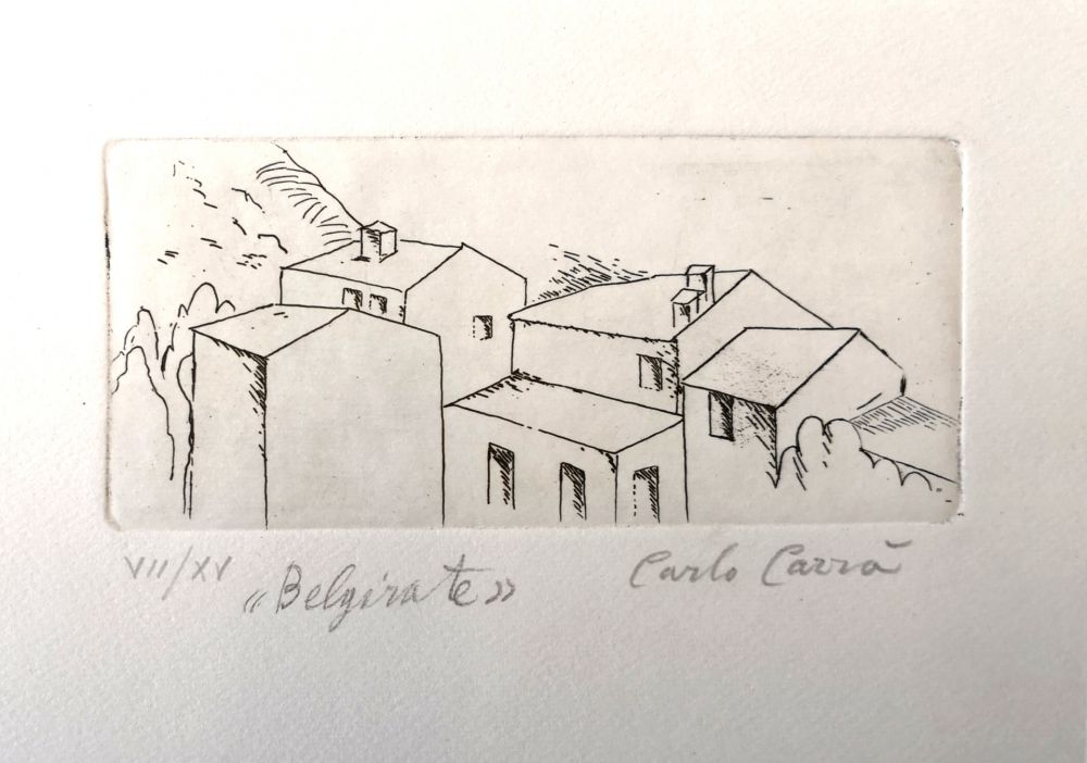Engraving Carra - Case a Belgirate