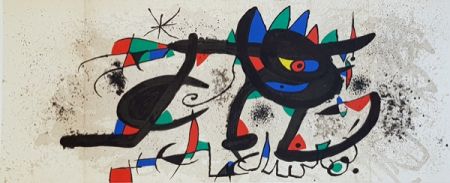 Lithograph Miró - Catalogue Cover