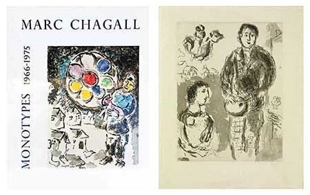 Illustrated Book Chagall - Catalogue des monotypes
