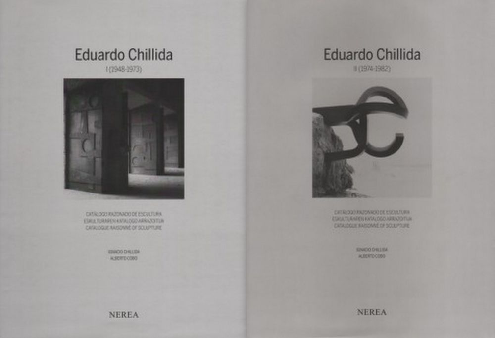 Illustrated Book Chillida - Catalogue raisonné of Sculpture 2 Volumes