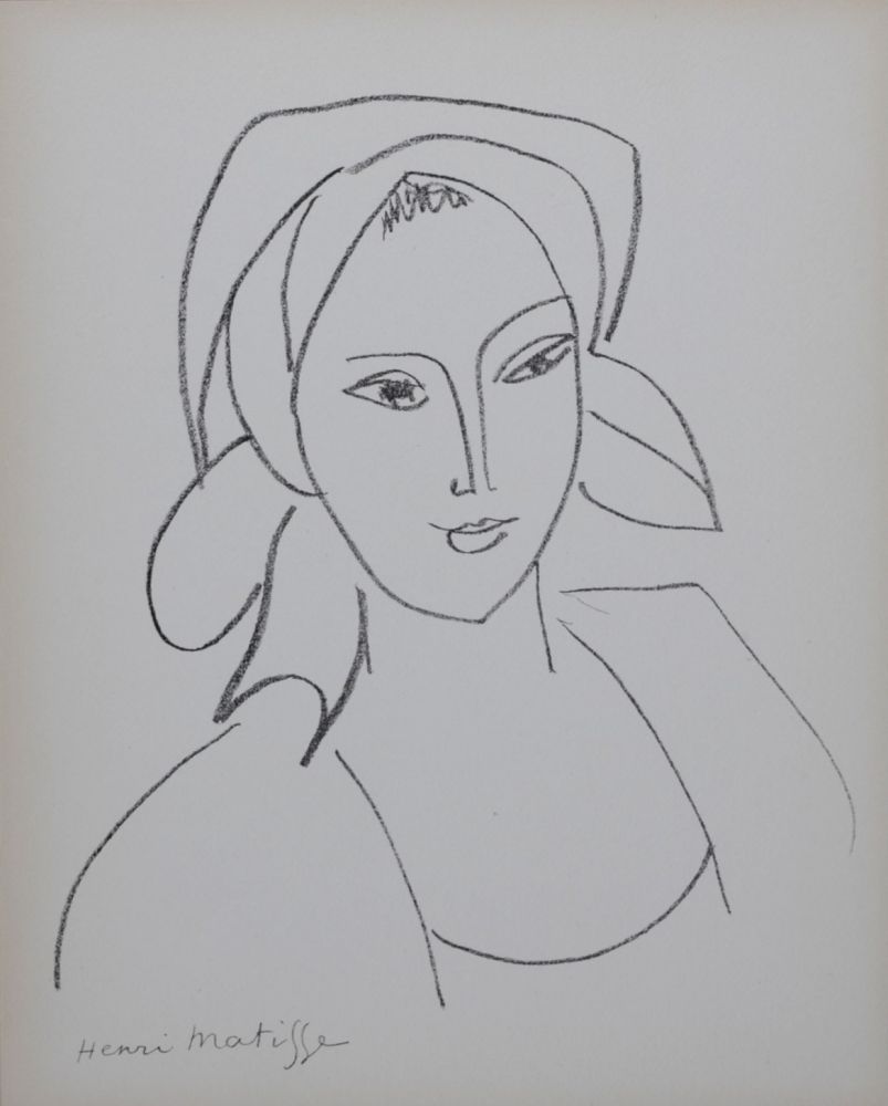 Lithograph Matisse - Catherinette
