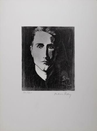 Etching And Aquatint Ray - Cela Vit (Portrait of Marcel Duchamp), 1971 - Hand-signed & numbered
