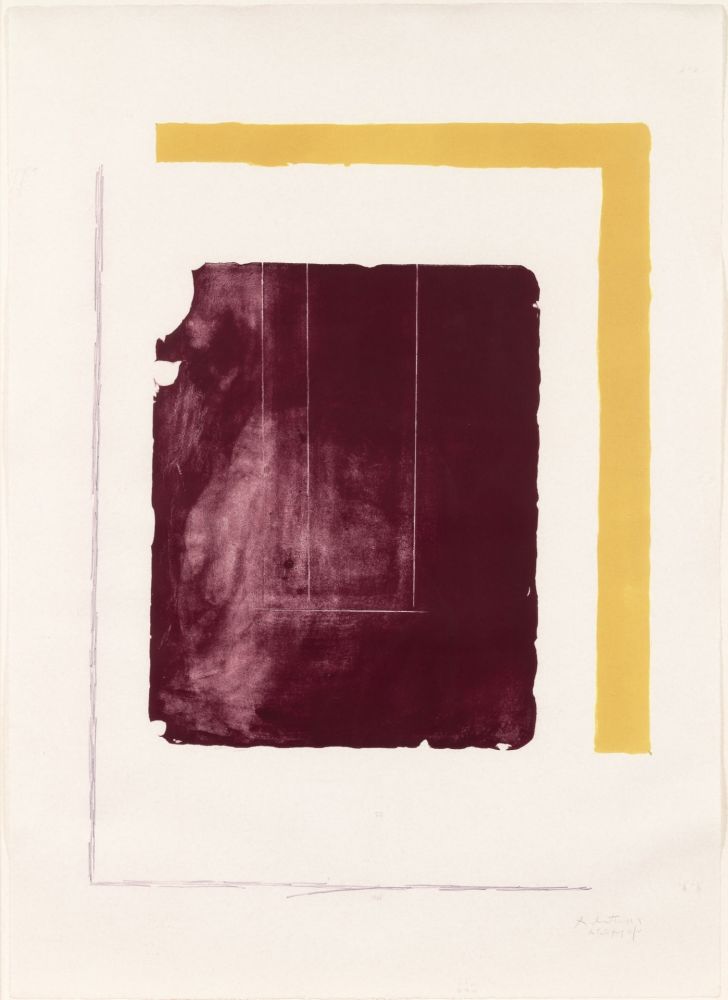 Lithograph Motherwell - Celtic Stone