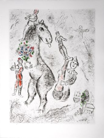 Etching And Aquatint Chagall - Celui qui dit les choses sans rien dire, 1976 - IV
