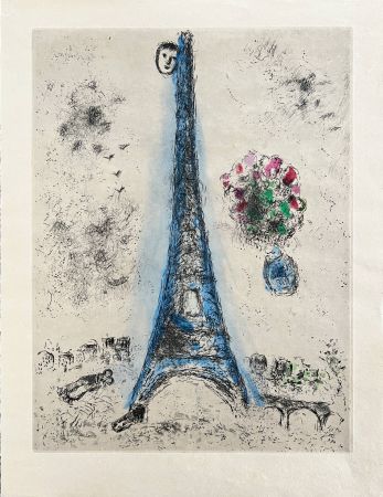 Etching And Aquatint Chagall - Celui qui dit les Choses sans rien dire, planche I