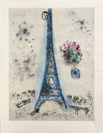 Etching And Aquatint Chagall - Celui qui dit les Choses sans rien dire, planche I