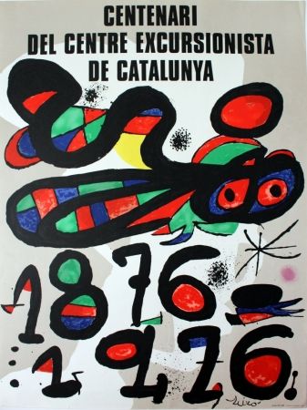 Poster Miró - Centenari del Centre Excursionista de Catalunya