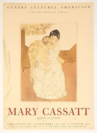 Lithograph Cassatt - Centre Culturel  Americain