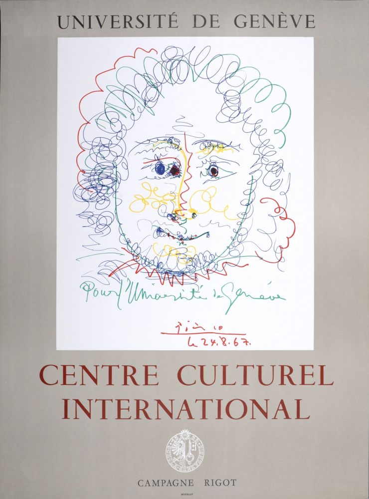 Lithograph Picasso - Centre Culturel International