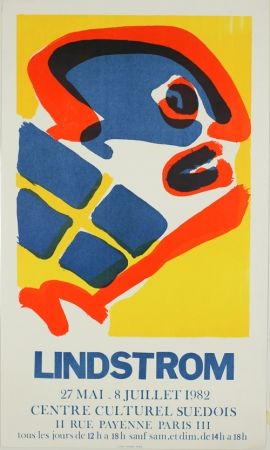 Lithograph Lindstrom - Centre Culturel Suedois