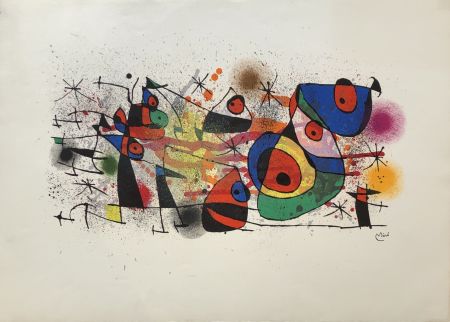 Lithograph Miró - Ceramiques