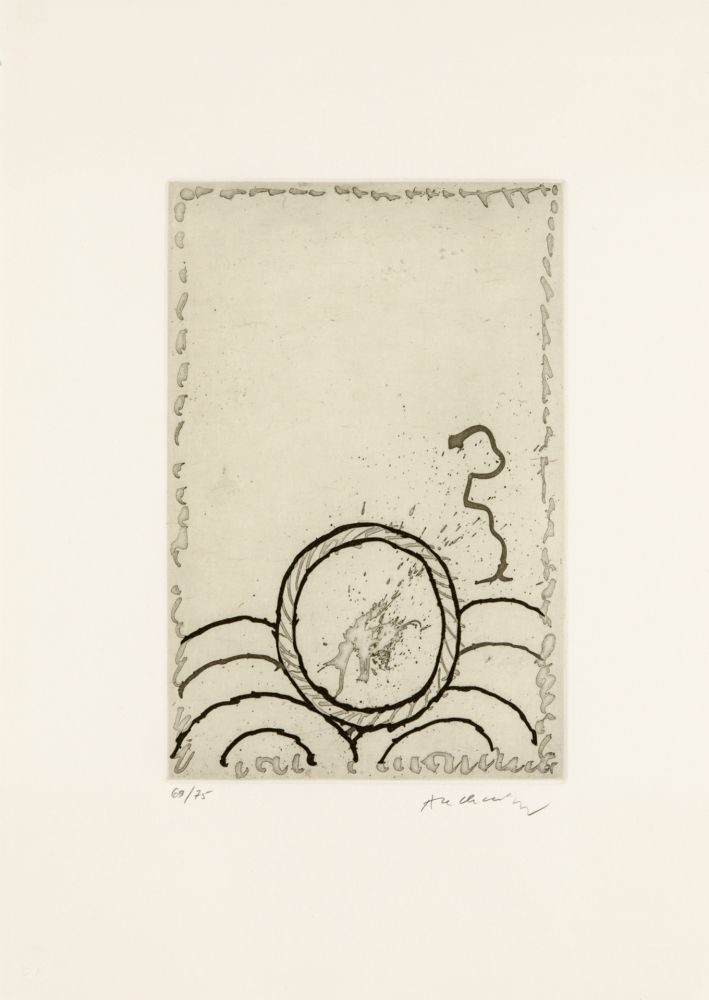 Etching And Aquatint Alechinsky - Cerclitude 04