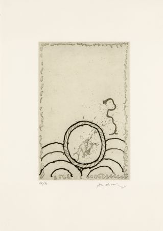 Etching And Aquatint Alechinsky - Cerclitude 04