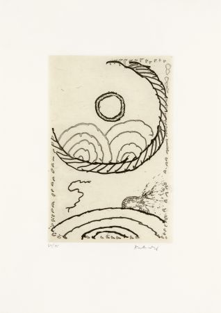 Etching And Aquatint Alechinsky - Cerclitude 06