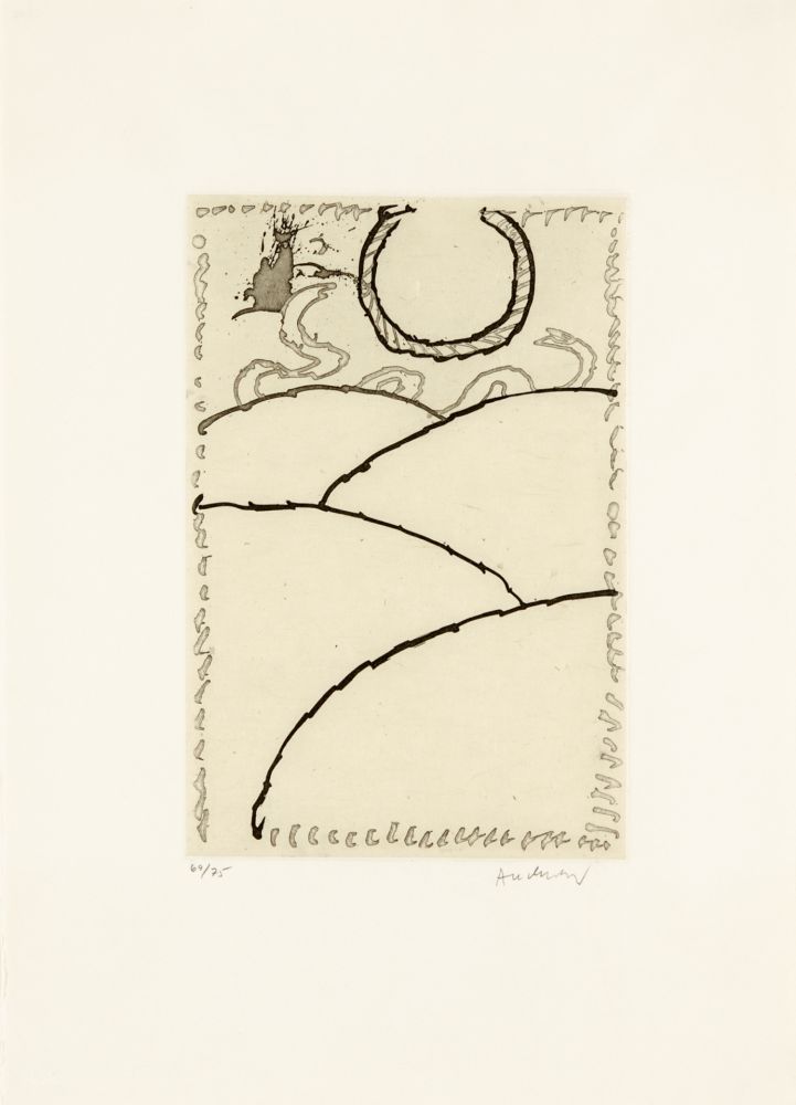 Etching And Aquatint Alechinsky - Cerclitude 07