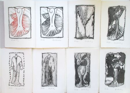 Aquatint Alechinsky - Ces Robes qui m'evoquaient Venise. 12 numbered and handsigned aquatints