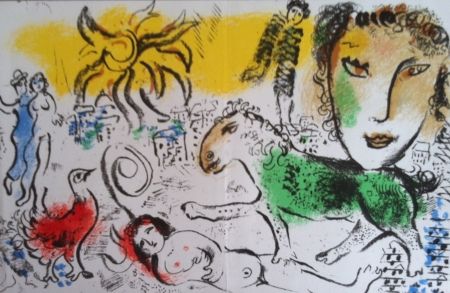 Lithograph Chagall - Chagall monumental
