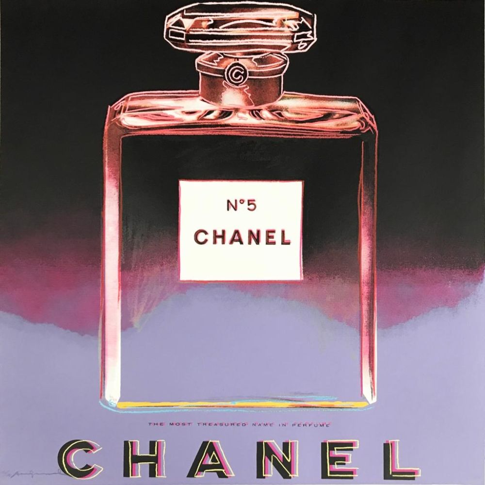 Screenprint Warhol - Chanel, II.354 from the Ads Portfolio