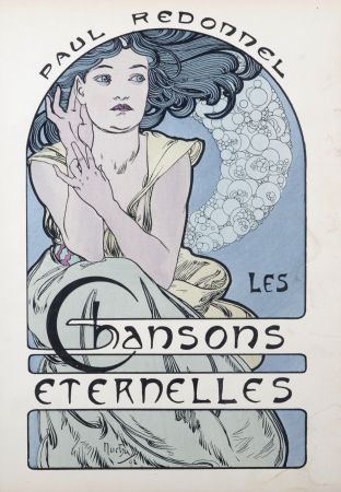 Lithograph Mucha - Chansons Eternelles, 1898