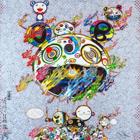 Lithograph Murakami - Chaos