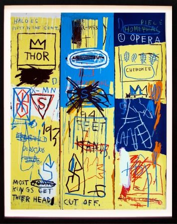 Screenprint Basquiat - Charles the First