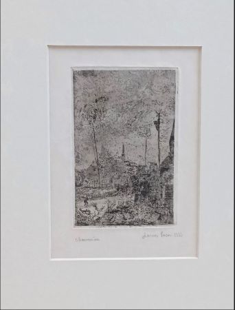 Etching Ensor - Chaumieres