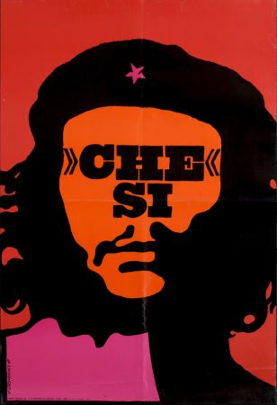 Screenprint Cieslewicz  - Che Si, 1968 - Large silkscreen poster (Scarce!)