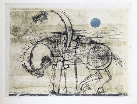 Etching And Aquatint Friedlaender - Cheval 