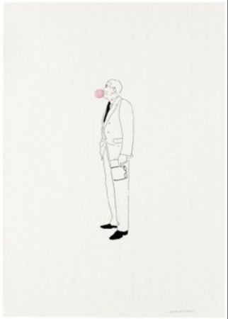 Lithograph Paris - Chicle bomba