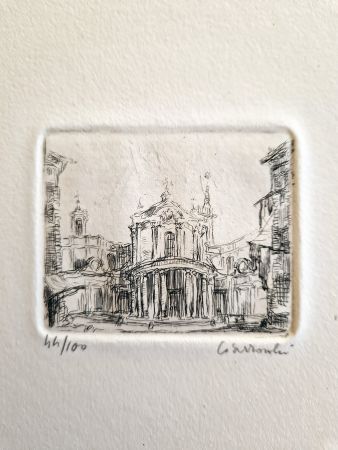 Engraving Ciarrocchi - Chiesa della Pace