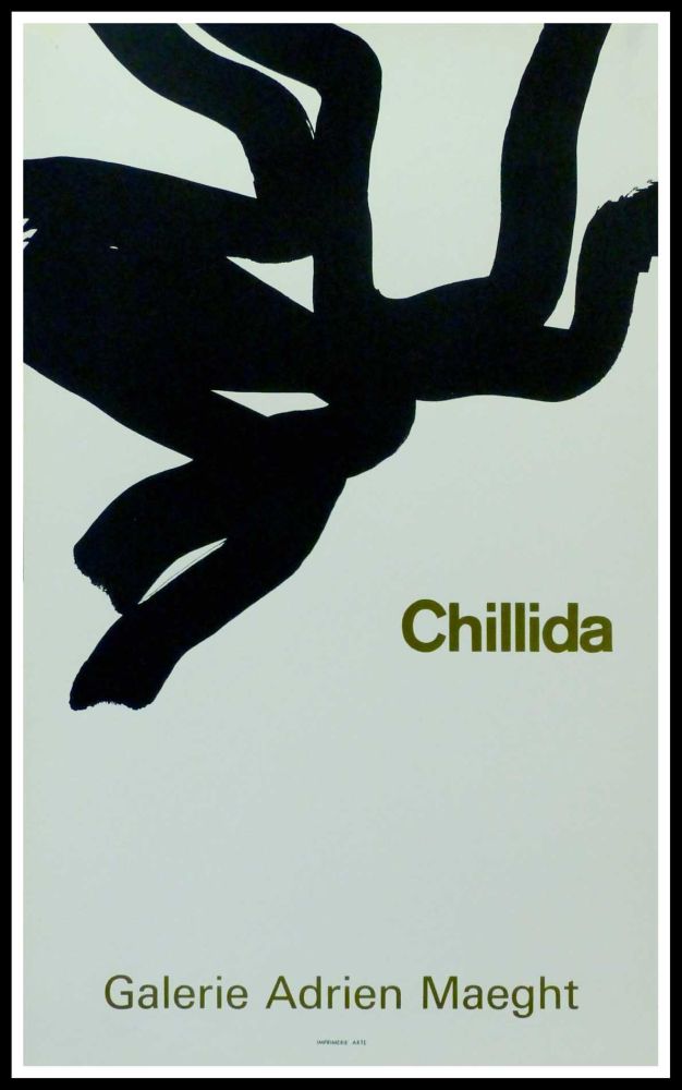 Poster Chillida - CHILLIDA - GALERIE ADRIEN MAEGHT PARIS