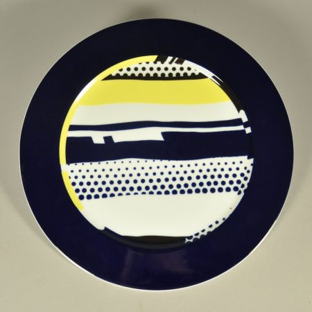 Screenprint Lichtenstein - China Plate