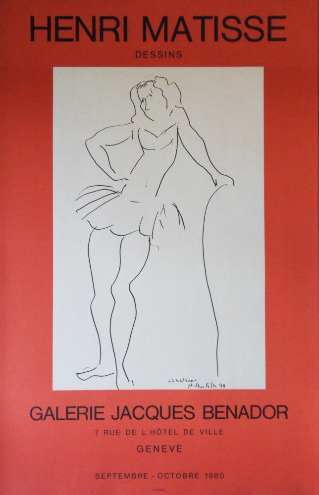 Illustrated Book Matisse - Christiane, la danseuse