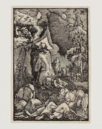 Woodcut Altdorfer - Christus am Ölberg (Christ on the Mount of Olives)